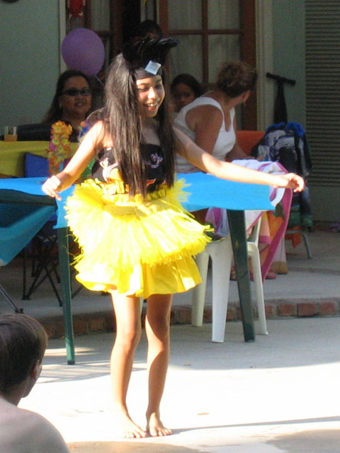 Ami Dancing at a Luau